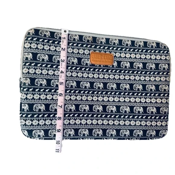 Laptop Case Computer Bag Padded Sleeve Zip Around Animal Print Electronic Travel - Picture 6 of 7